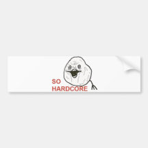 So hardcore autoaufkleber