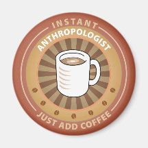 Sofortiger Anthropologe Kühlschrankmagnete