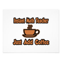 Sofortiger Mathe-Lehrer… addieren gerade Kaffee Personalisierte Einladung
