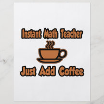 Sofortiger Mathe-Lehrer… addieren gerade Kaffee Flyerbedruckung