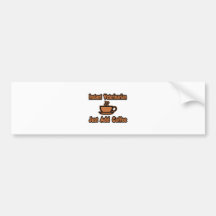 Sofortiger Tierarzt… addieren gerade Kaffee Auto Sticker