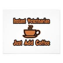 Sofortiger Tierarzt… addieren gerade Kaffee Personalisierte Ankündigung