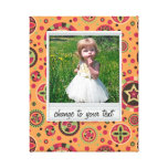 Sofortiges Foto - photoframe mit Muster Gespannte Galerie Drucke