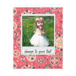 Sofortiges Foto - photoframe mit Muster Galerie Gefaltete Leinwand