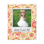 Sofortiges Foto - photoframe mit Muster Gespannter Galerie Druck