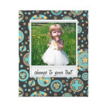Sofortiges Foto - photoframe mit Muster Gespannte Galeriedrucke