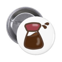 Sojasoßen-Flaschenknopf Buttons