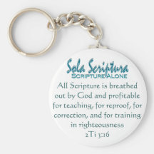 Sola Scriptura~ Schrift allein Schlüsselanhänger