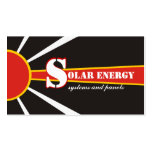 Solar-/Sonne Energie/Powers alternative Quellen Visitenkartenvorlagen