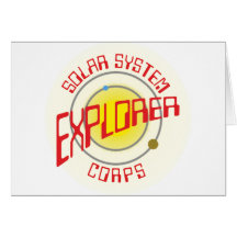 Solar System Explorer Corps Grußkarten