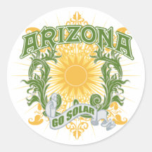Solararizona Runde Sticker