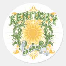 Solarkentucky Runde Sticker