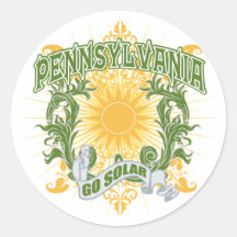 Solarpennsylvania Runder Sticker
