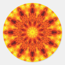 Solarsun-Kaleidoskop-Aufkleber