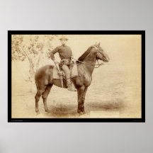 Soldat u. Pferd am Lager Cheyenne Sd 1890 Posterdrucke