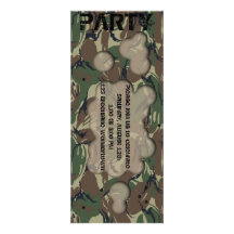 Soldatthema-Party Einladung