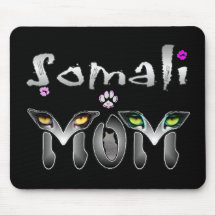 Somalische Katzen-Mamma-Geschenke Mousepad