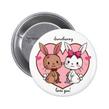 Somebunny Lieben, die Sie knöpfen Anstecknadel