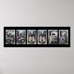 SOMMER Alphabet-Buchstabe-Namen-Kunst Posterdrucke
