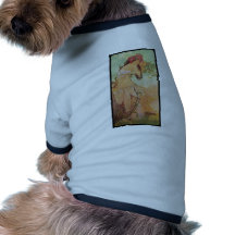 Sommer Alphonse Mucha Ete Hundeshirt