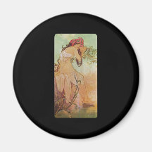 Sommer Alphonse Mucha Ete Magnete