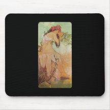 Sommer Alphonse Mucha Ete Mousepad