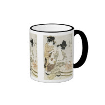 Sommer-Bad, Utamaro, 1800s Becher Kaffeetassen