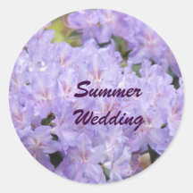 Sommer-Hochzeitsaufkleber-Siegel Lavendel-Blumen