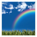 Sommer-Regenbogen-Wand-Druck Fotografie