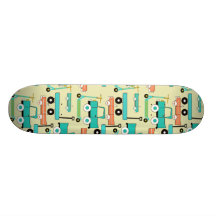 Sommer-Retro Rad-Roller-Auto-Lastwagen-LKWs Individuelle Skateboards
