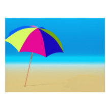 Sommer-Strand Ankündigungen