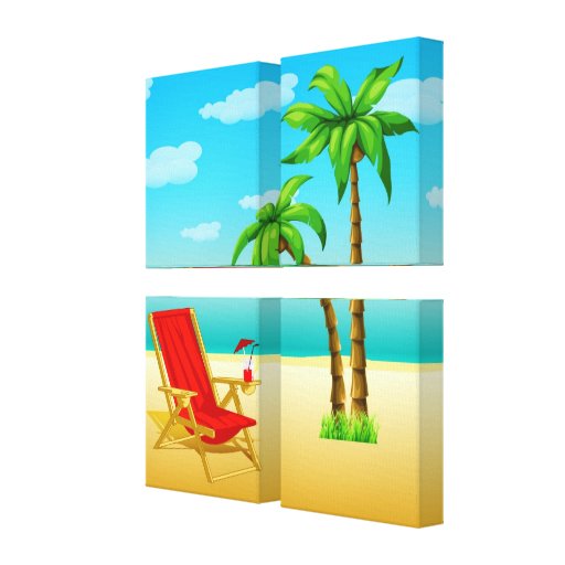 Sommer-Träumerei-Plakat Canvas2 Leinwand Druck