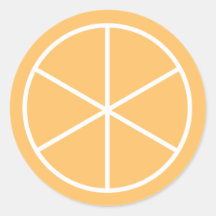 Sommer-Zitrusfrucht-Florida-Orange Aufkleber