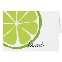 Sommer-Zitrusfrucht Limones Notecard Karten
