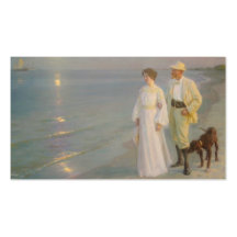 Sommeraften ved Skagens Strang Visitenkarte