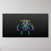 Sonderbare Animation Plakatdruck