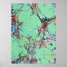 Sonderbare Fantasie gemarmortes Plakat