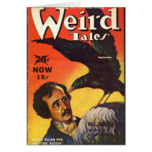 Sonderbare Geschichten-Abdeckung Edgar Allan Poes Karte