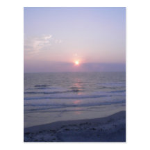 Sonnenaufgang bei Daytona Beach Postkarte