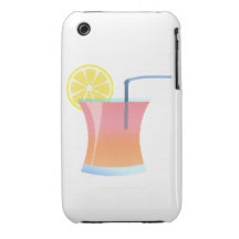 Sonnenaufgang-Zitrone cooler iPhone 3 Cover