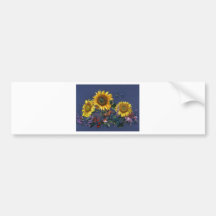 Sonnenblume-Abenteuer Auto Aufkleber