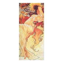 Sonnenblume Alphonse Mucha Personalisierte Ankündigungen
