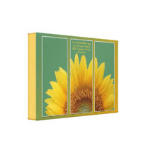 Sonnenblume-Ausschnitt-Leinwand Gespannte Galeriedrucke