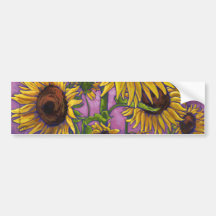 Sonnenblume-Autoaufkleber