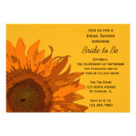 Sonnenblume-Brautparty-Einladung