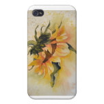 Sonnenblume iPhone 4 Fall-Feines Kunst-Bild Etui Fürs iPhone 4