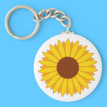 Sonnenblume schlüsselanhänger