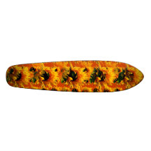 Sonnenblume-Sonnenaufgang-Skateboard Individuelle Skateboarddecks