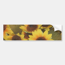 Sonnenblumen Auto Aufkleber