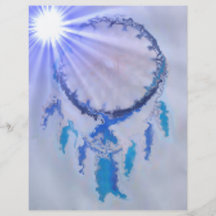 'Sonnendurchbruch Blue Individuelle Flyer
